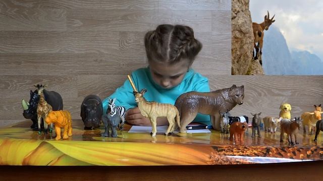 Изучаем диких животных с детьми.Горный козел смотреть онлайн