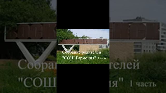 Воскресенск Собрание жителей СОШ Гармония 1 часть смотреть онлайн