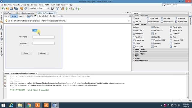 Java Login Form Video Lecture 1-Java Desktop Application смотреть онлайн