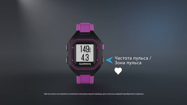 Беговые часы Garmin Forerunner® 25 смотреть онлайн