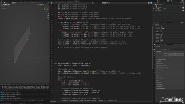 Building a force data-viz tool in Blender - Pt 3 - Blender Transformation Matrix | DegreeTutors.com смотреть онлайн