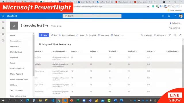 Automate Employees' Birthday and Work Anniversary with Microsoft Power Automate смотреть онлайн