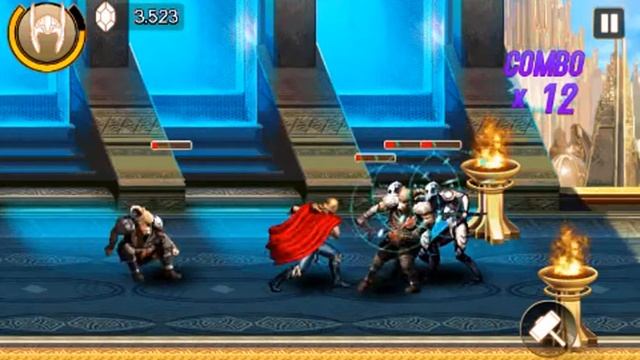 Thor : O mundo sombrio - java em apk ( gameplay android ) #1 смотреть онлайн
