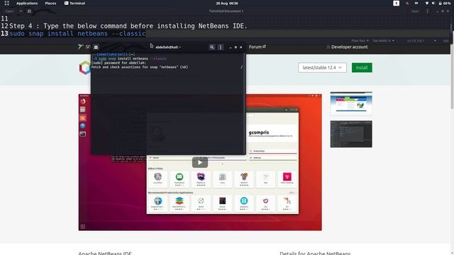 How to Install Netbeans on Kali Linux | 2021 смотреть онлайн