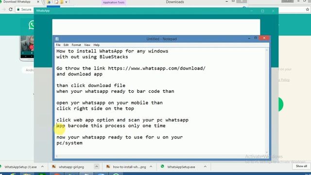 Whatsapp for windows 10,7,8 | How to Install Whatsapp by-aaryan rawat смотреть онлайн