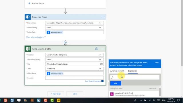 Create a Clickable Hyperlink in Excel Using Microsoft Flow смотреть онлайн