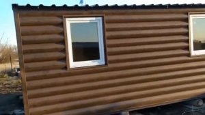 Дачный дом из 2 блок-контейнеров в Санкт-Петербурге