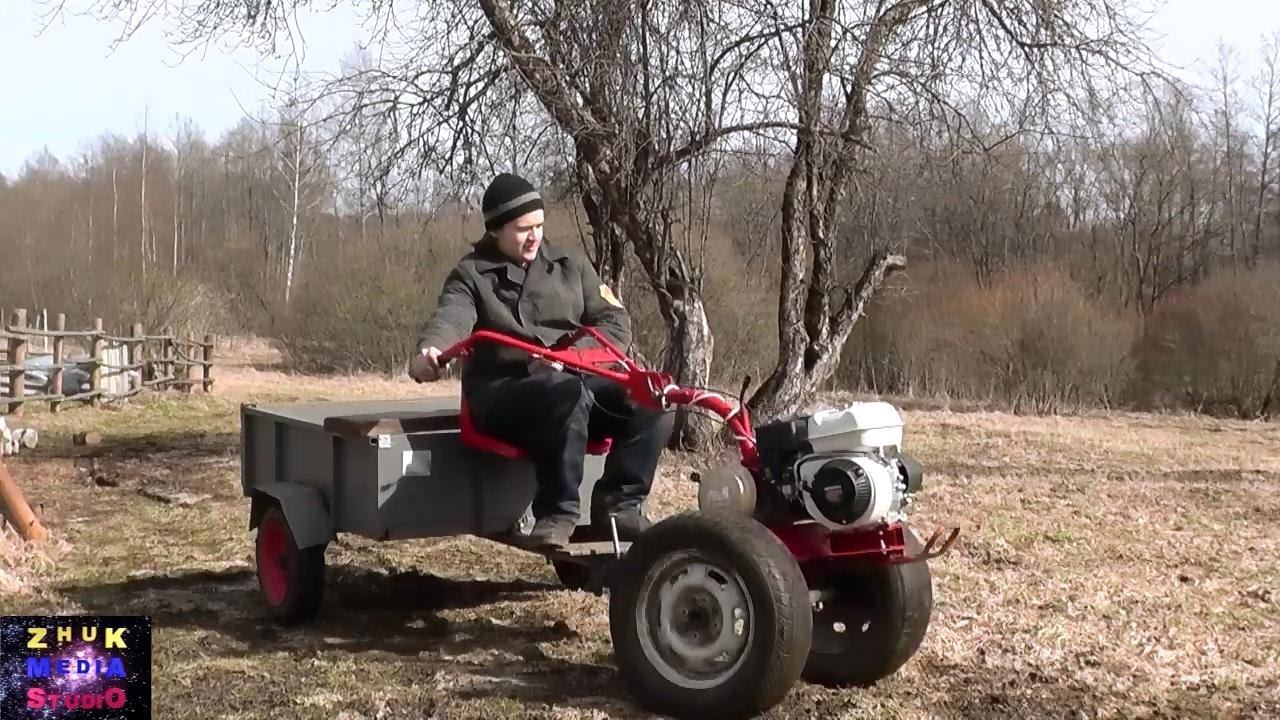 Мотоблок Салют на жигулевских колесах смотреть онлайн