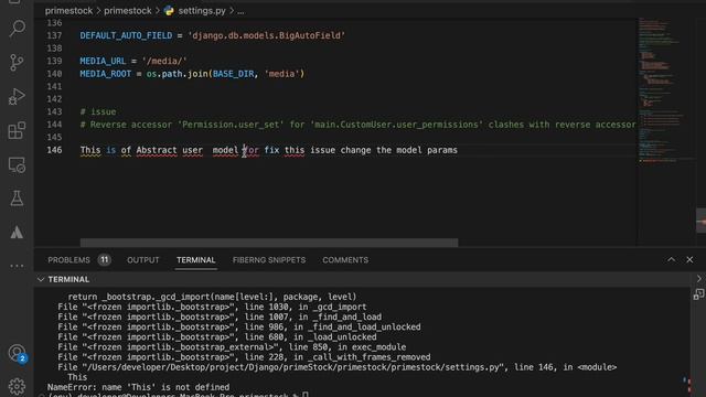 Solution 1 - Reverse accessor 'Permission.user_set' for 'main.user_permissions' Django error(py). смотреть онлайн
