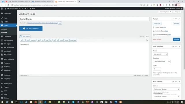 How to display restaurant food menu in your WordPress website смотреть онлайн
