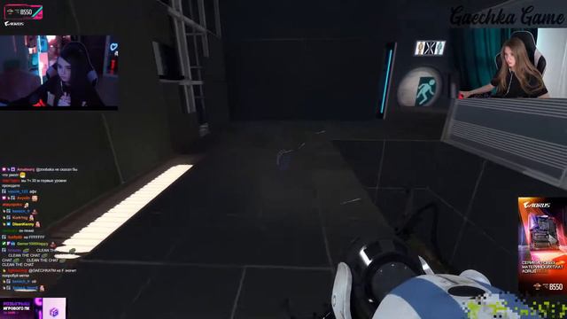 Гаечка и Юечка проходят Portal 2 Coop (Часть 1) смотреть онлайн