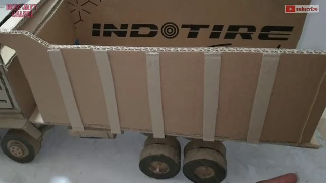 cara membuat miniatur truk tronton dari kardus || DIY смотреть онлайн