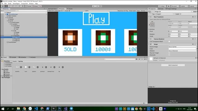 Как сделать игровой магазин в unity? смотреть онлайн
