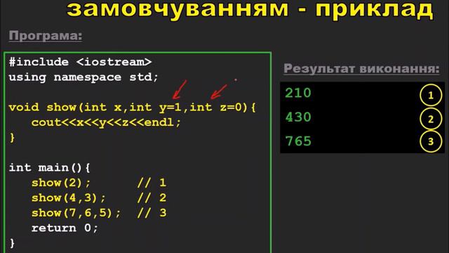 [23] Програмування мовою С++. Функції: аргументи за замовчуванням смотреть онлайн