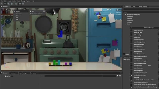 Developing a Tetris game with PixarUSD and Python Scripting in Omniverse Kit смотреть онлайн
