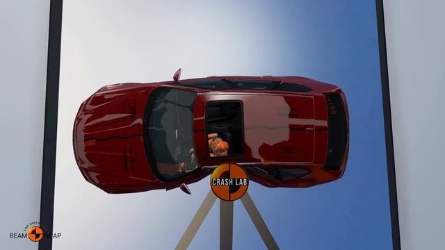 BeamNG ETK 800 Series NCAP Crash Test смотреть онлайн