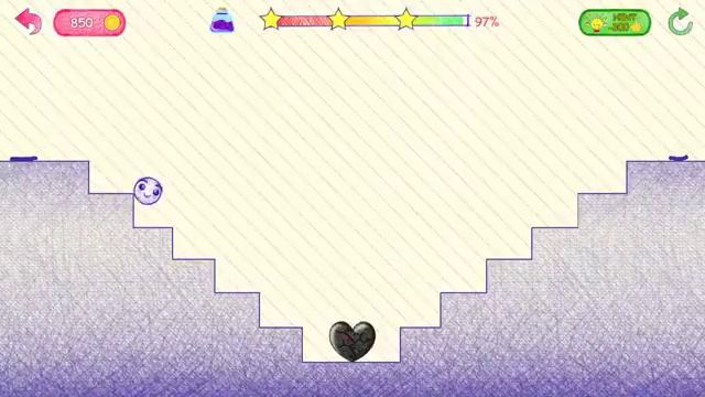 Love Story : Draw Physics Line. Heal Love. Level 12. 3 Stars. смотреть онлайн