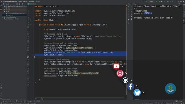 Belajar Java [Dasar] - 57 - Buffered Byte Stream смотреть онлайн