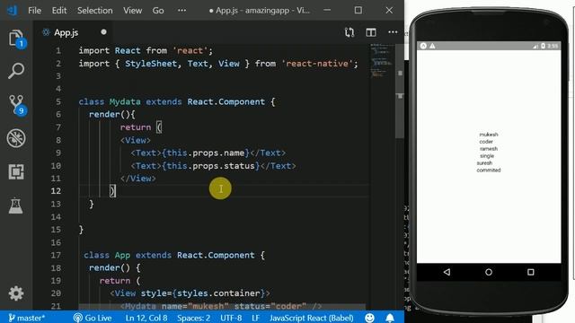 #5 - PROPS IN REACT NATIVE | REACT NATIVE WITH EXPO TUTORIALS IN HINDI смотреть онлайн
