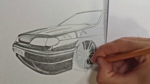 Как нарисовать автомобиль ВАЗ 2114