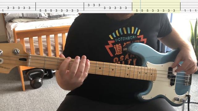 Tom Petty and the Heartbreakers - Learning to Fly (Bass Cover with Tabs) смотреть онлайн