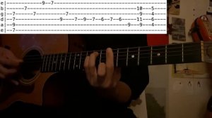 (Guitar tutorial with tab) Ice Cube / It Was A Good Day