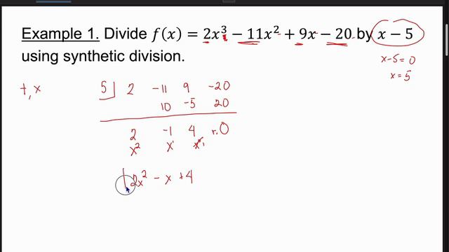 Synthetic Division
