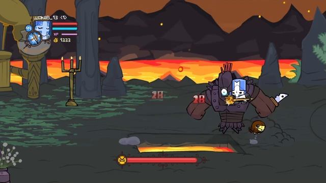 Castle Crashers Remastered - How To Kill Insane Cyclops Under 1 Minute! смотреть онлайн