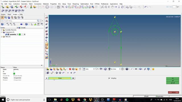 HyperMesh Tutorial HM-2040: Creating and Editing Line Data смотреть онлайн