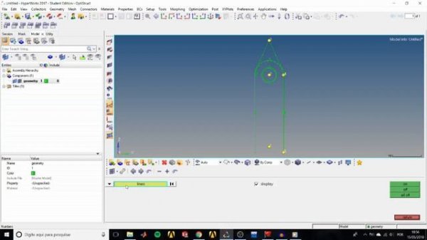 HyperMesh Tutorial HM-2040: Creating and Editing Line Data