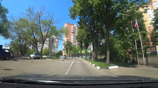 На машине по улицам Наро-Фоминска. Июнь 2023 года смотреть онлайн