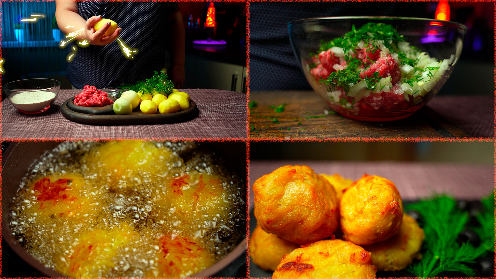 КОЛДУНЫ во ФРИТЮРЕ | РЕЦЕПТ картофельных котлет с МЯСНОЙ начинкой