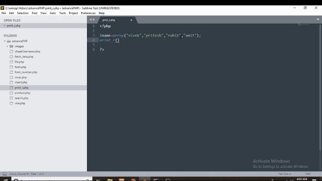print_r Function in PHP :- Hindi смотреть онлайн