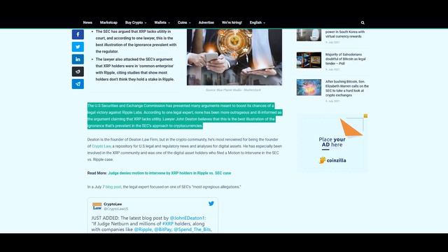 XRP: Высокая цена + Огромный объем = Луна! Ripple SEC Решение, Риппл Новости 2021 смотреть онлайн