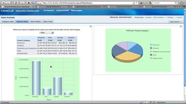 Presentación de Demo de Oracle BI Standard Edition One смотреть онлайн