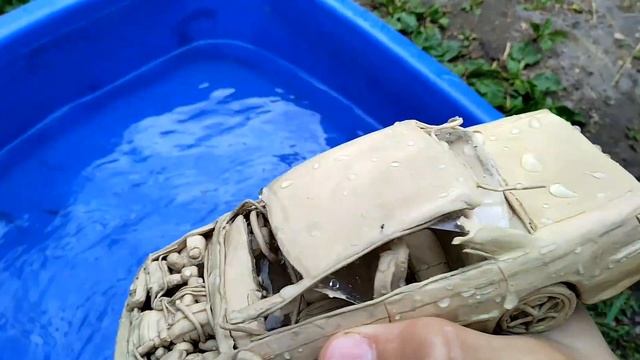 РАЗБИЛ МАРКА ОБ ВОДУ| Краш-тест автомобиля из пластилина. смотреть онлайн