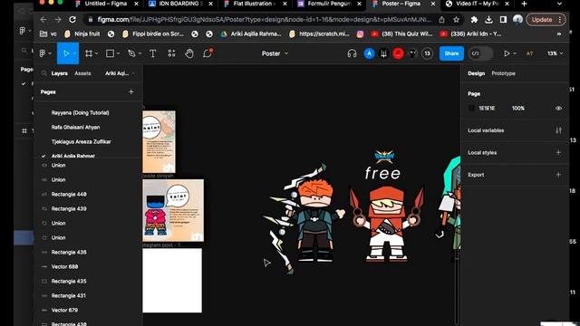 how to make instagram post design in figma смотреть онлайн