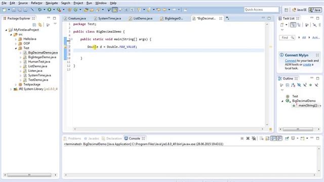 java 50 تعلم الجافا BigDecimal смотреть онлайн