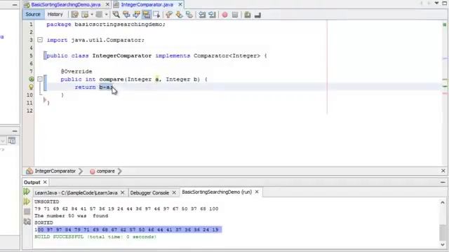 Learn Programming in Java Lesson 15 Sorting and Searching смотреть онлайн