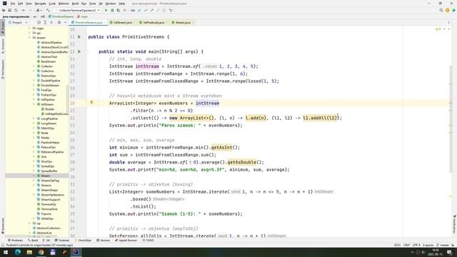 [Java v98] Primitív stream-ek смотреть онлайн