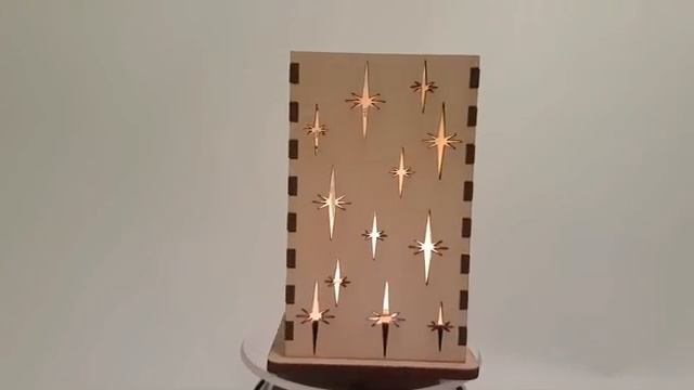 Подсвечник из фанеры(доработанная) смотреть онлайн