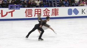 Габриэла Пападакис и Гийом Сизерон. Произвольный танец. Гран-при по фигурному катанию в Японии 2019