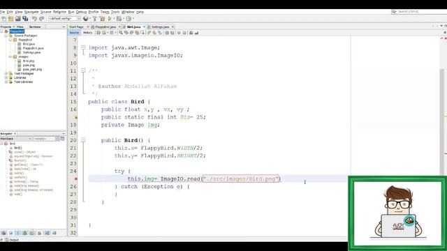 Tutorials - Developing Flappy Bird - Java - Lesson 3- Adding Assets || تعليم تطوير فلابي بيرد - جاف смотреть онлайн
