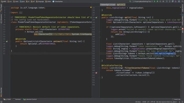 tokenization in Java (with AIF) смотреть онлайн