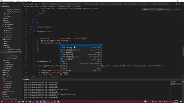 how to create the best data table using bootstrap 5, CSS, Jquery and Laravel part:7 смотреть онлайн