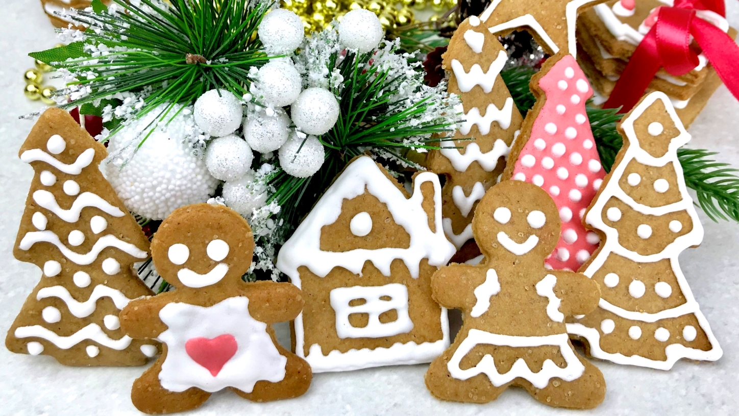 Домашнее имбирное печенье . Белковая глазурь рецепт.mp4 смотреть онлайн