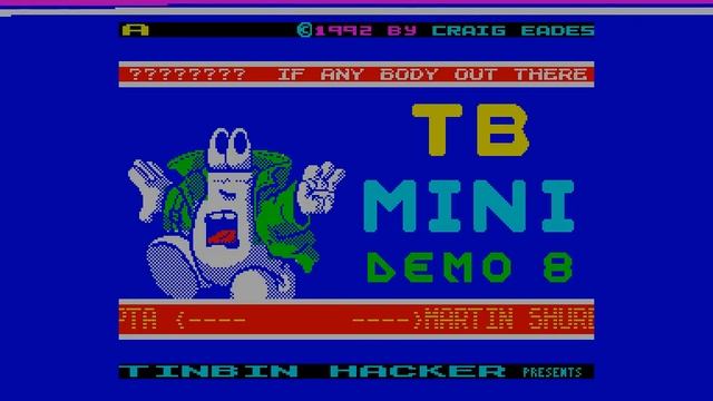 TB Mini Demo 8 - Tinbin Hacker [#zx spectrum] смотреть онлайн