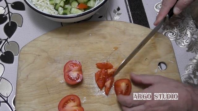 Салат из пекинской капусты на Новогодний стол смотреть онлайн