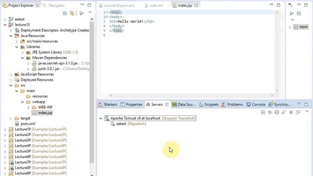 Лекция 10 Servlets API 06 15 смотреть онлайн