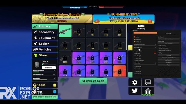 Roblox Base Battles Script Hack GUI Pastebin 2022: Aimbot, Hitbox Expander, ESP, Infinite Money! смотреть онлайн